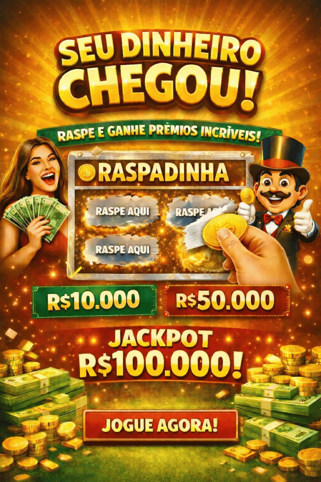 SEU DINHEIRO CHEGOU!